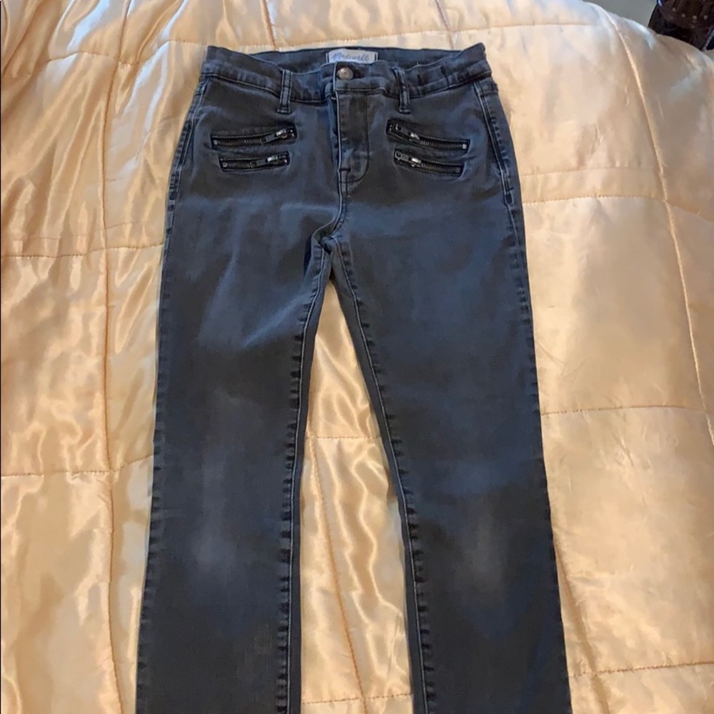 MADEWELL  Faded Black  JEANS  (Biker Skinny)
